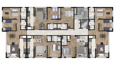 Apartamento, 2 quartos, 60 m² - Foto 2