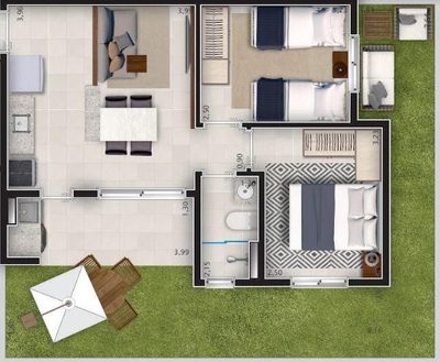 Apartamento, 2 quartos, 63 m² - Foto 3