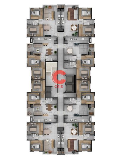 Apartamento, 2 quartos, 52 m² - Foto 2