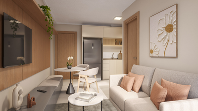 Apartamento, 2 quartos, 54 m² - Foto 2