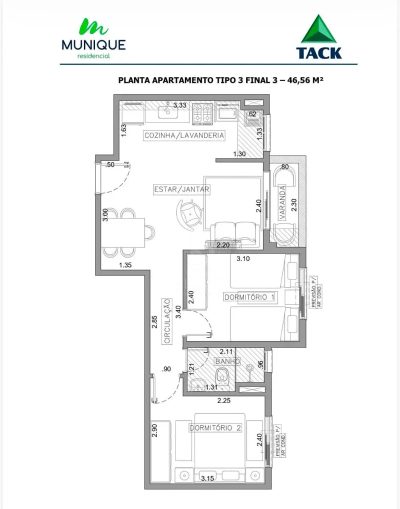 Apartamento, 2 quartos, 20 m² - Foto 3