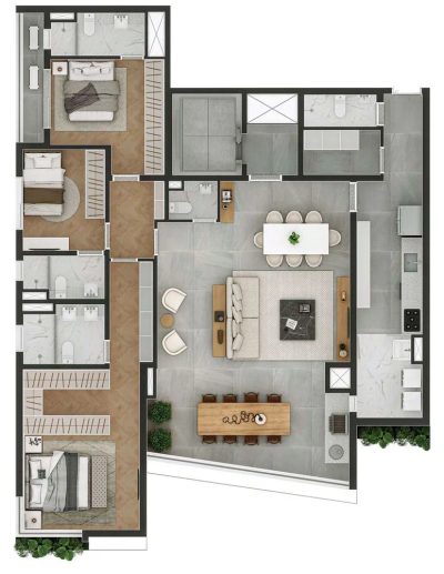 Apartamento, 4 quartos, 156 m² - Foto 4