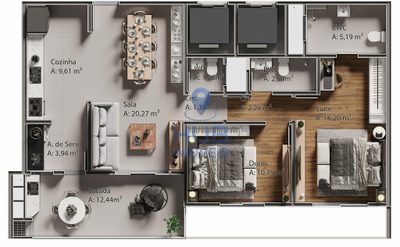 Apartamento, 2 quartos, 99 m² - Foto 5