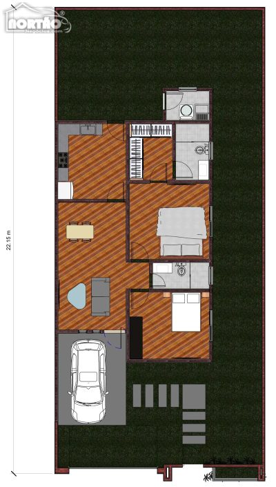 Casa, 2 quartos, 104 m² - Foto 2