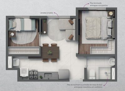 Apartamento, 1 quarto, 24 m² - Foto 3