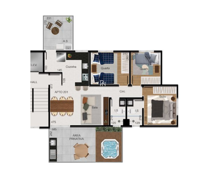 Apartamento, 3 quartos, 87 m² - Foto 5