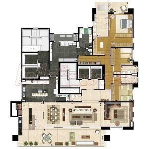 Apartamento, 4 quartos, 326 m² - Foto 2