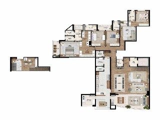 Apartamento, 4 quartos, 338 m² - Foto 3