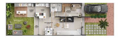 Casa de Condomínio, 4 quartos - Foto 5