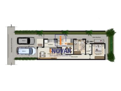 Casa, 2 quartos, 49 m² - Foto 2