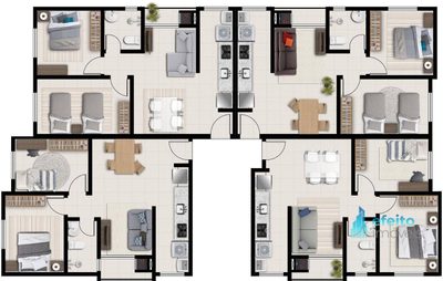 Apartamento, 2 quartos, 43 m² - Foto 2