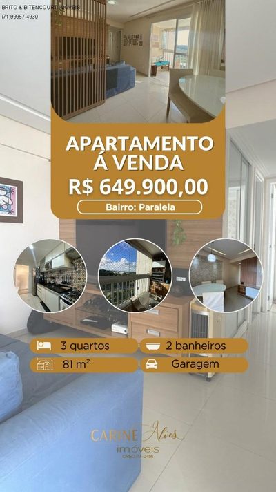 Apartamento, 3 quartos, 79 m² - Foto 1