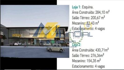 Loja-Salão, 285 m² - Foto 1