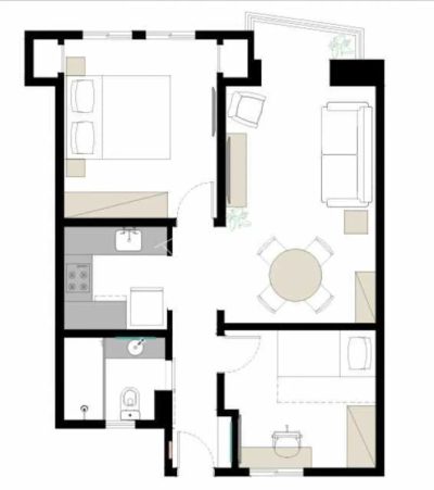 Apartamento, 2 quartos, 54 m² - Foto 2