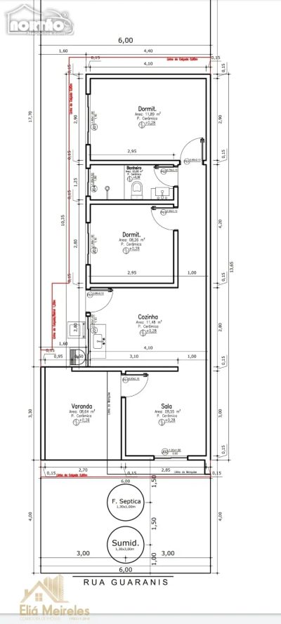 Casa, 3 quartos, 60 m² - Foto 2