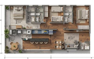 Apartamento, 3 quartos - Foto 2
