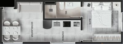 Apartamento, 1 quarto, 32 m² - Foto 3
