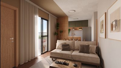 Apartamento, 2 quartos, 42 m² - Foto 3