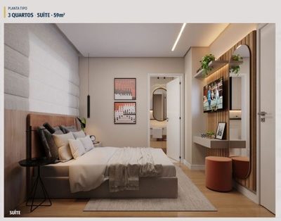 Apartamento, 3 quartos, 59 m² - Foto 4