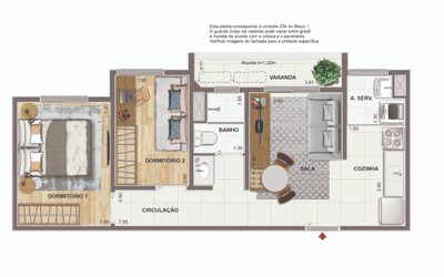 Apartamento, 2 quartos, 47 m² - Foto 5