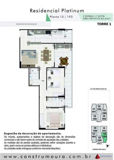 Apartamento, 2 quartos, 82 m² - Foto 3