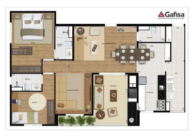 Apartamento, 2 quartos - Foto 2
