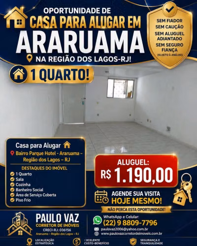 Casa, 1 quarto, 60 m² - Foto 1