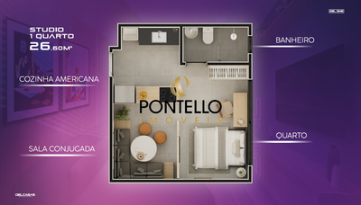 Apartamento, 1 quarto, 26 m² - Foto 4
