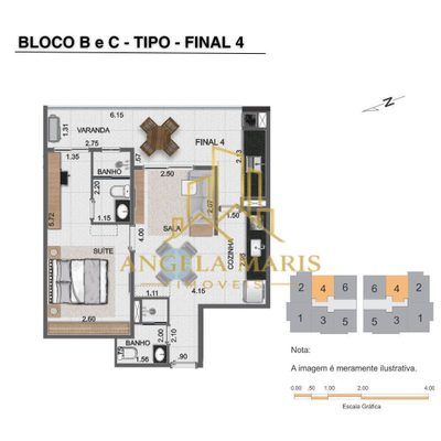 Apartamento, 1 quarto, 54 m² - Foto 4