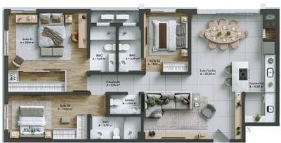 Apartamento, 3 quartos, 139 m² - Foto 5