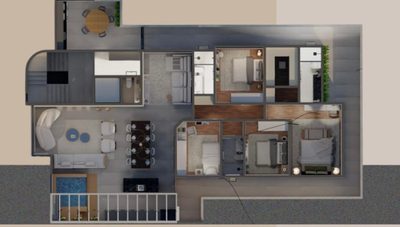 Apartamento, 4 quartos, 165 m² - Foto 2