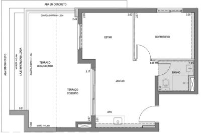 Apartamento, 1 quarto, 55 m² - Foto 3