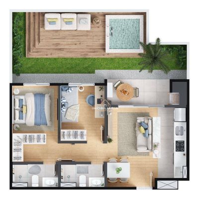 Apartamento, 2 quartos, 52 m² - Foto 5