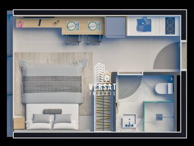Kitnet-Studio, 19 m² - Foto 4