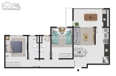 Casa, 2 quartos, 60 m² - Foto 2