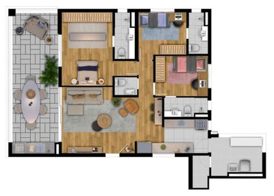 Apartamento, 3 quartos, 105 m² - Foto 4