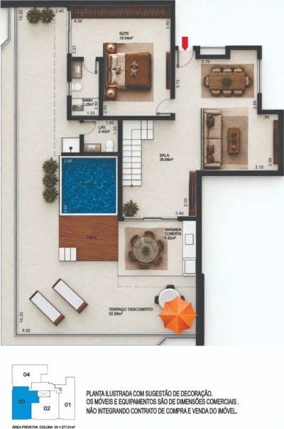 Cobertura, 4 quartos, 270 m² - Foto 5