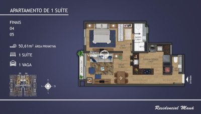 Apartamento, 1 quarto, 50 m² - Foto 3