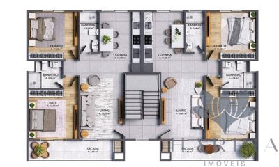 Apartamento, 2 quartos, 65 m² - Foto 2