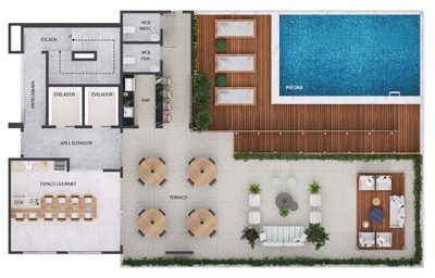 Apartamento, 1 quarto, 34 m² - Foto 2