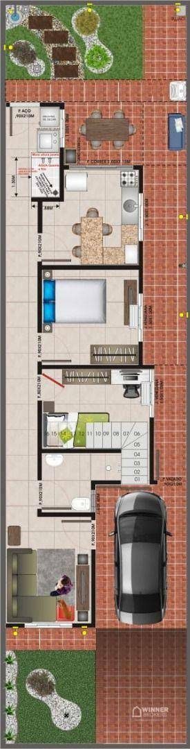 Casa, 2 quartos, 99 m² - Foto 1