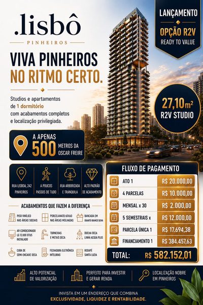Apartamento, 1 quarto, 23 m² - Foto 1