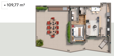 Apartamento, 2 quartos, 95 m² - Foto 4