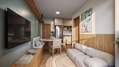 Apartamento, 2 quartos, 35 m² - Foto 2
