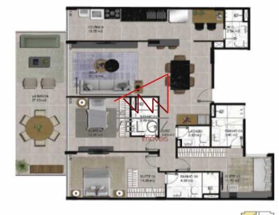 Apartamento, 2 quartos, 146 m² - Foto 4