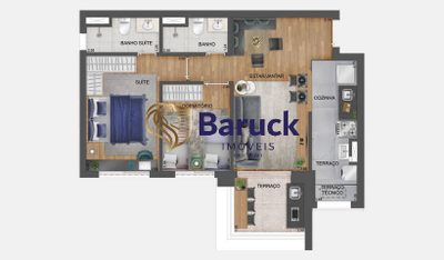 Apartamento, 2 quartos - Foto 5