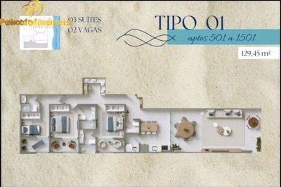 Apartamento, 129 m² - Foto 2