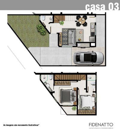 Casa, 2 quartos, 83 m² - Foto 1