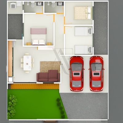 Casa, 3 quartos, 92 m² - Foto 2