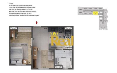 Apartamento, 2 quartos, 34 m² - Foto 1